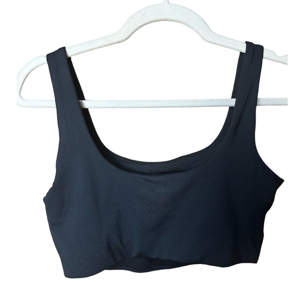 Madewell Flex Square Neck Sports Bra Black XS NWT - Picture 7 of 9